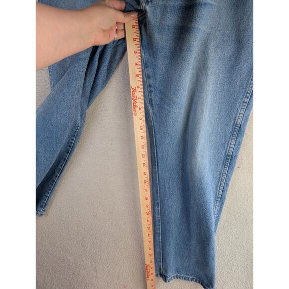 Vintage Round House Jeans Mens 40x30 Blue Straight Leg Medium Wash READ - Picture 6 of 16